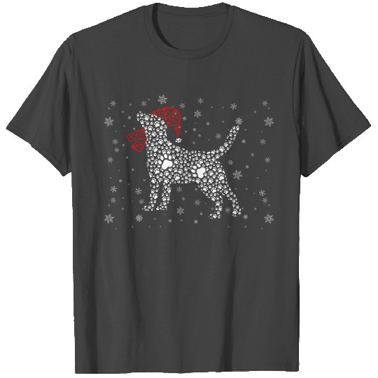 Chocolate Lab Christmas Dog Santa Xmas Pajama T Shirts