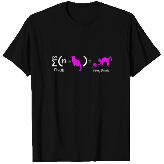 String Theory Nerd Physics Schrodinger's Cat T Shirts