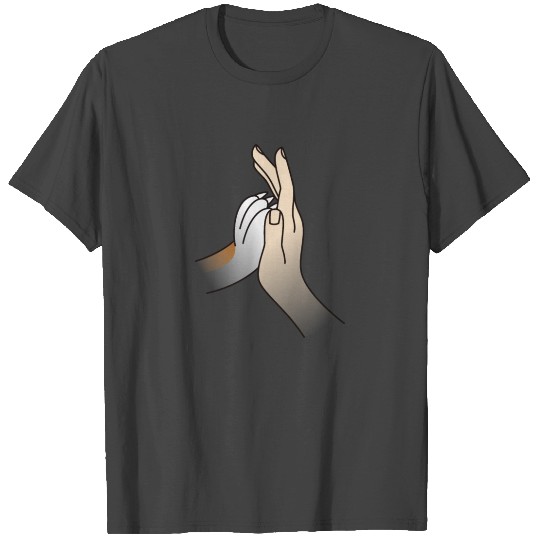 Basset Hound Paw High Five T Shirts