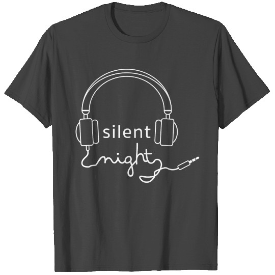 Silent Night - Christmas Design T Shirts
