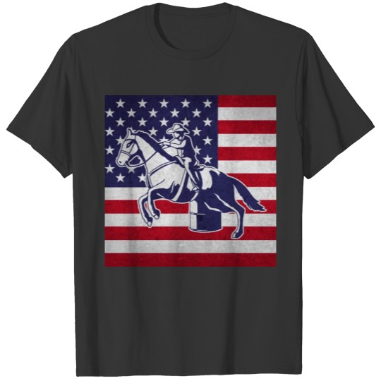 Horse Barrel Racing T Shirts