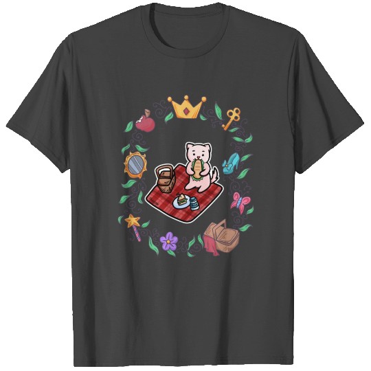 Cat picnic Fairy Tale T Shirts