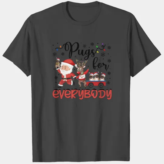 Pug Christmas Gifts Pug Xmas Party Pug Lover T Shirts