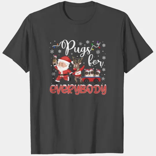 Pug Christmas Gifts Pug Xmas Party Pug Lover T Shirts