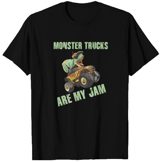 Monster Trucks Are My Jam Vintage Retro T Shirts