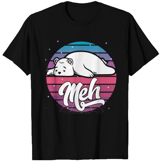 Aesthetic Vaporwave Japanese Otaku Meme Meh Polar T Shirts