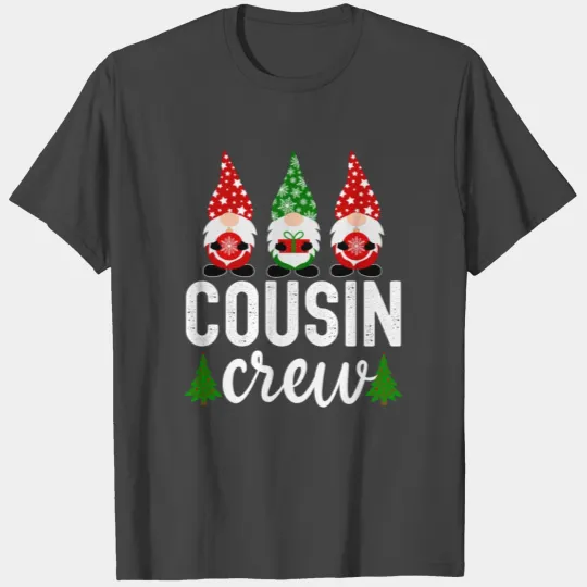 Christmas Gnomes Cousin Crew Christmas Gift T Shirts