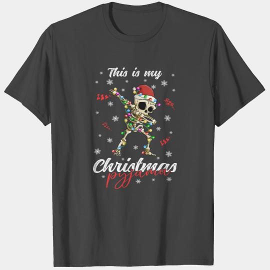 Winter Christmas Pyjama Skeleton T Shirts