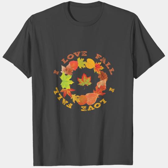 I love fall season welcome 2022 autumn falls T Shirts