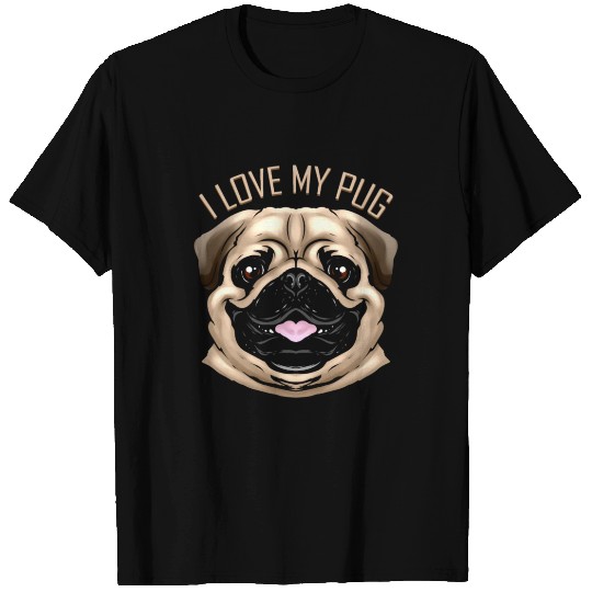 Dog Lover - I Love My Pug T Shirts