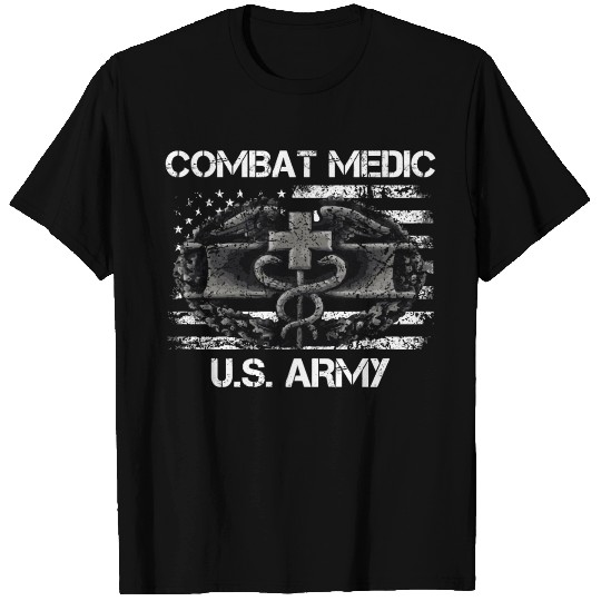 Us Army Combat Medic U.S Army Veteran T Shirts