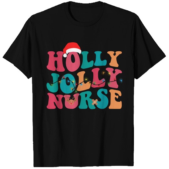 holly jolly nurse T Shirts