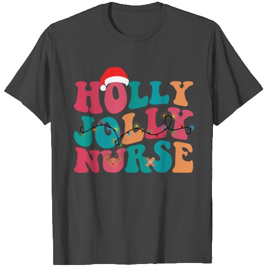 holly jolly nurse T Shirts