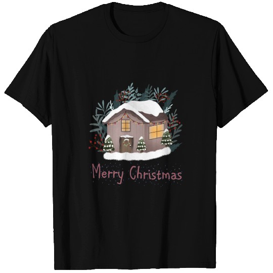 Merry Christmas - Cozy Country House! T Shirts