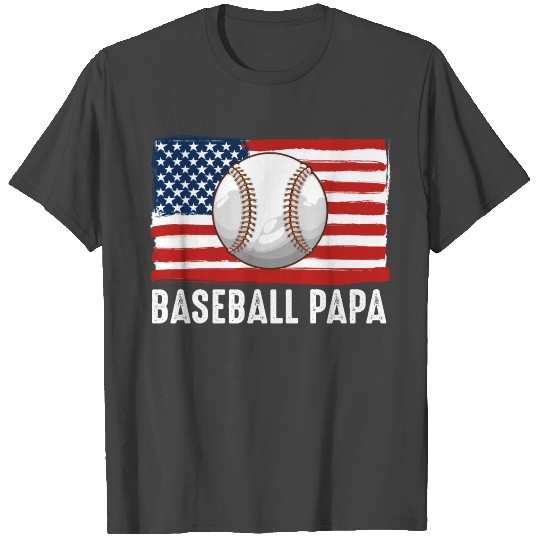 Funny Saying Baseball Papa T Shirts Coach Fathers Day 2