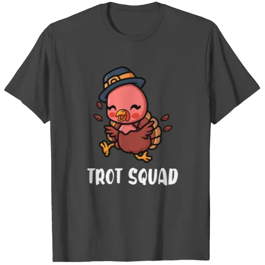 Thanksgiving Running Turkey Trot Squad T Shirts