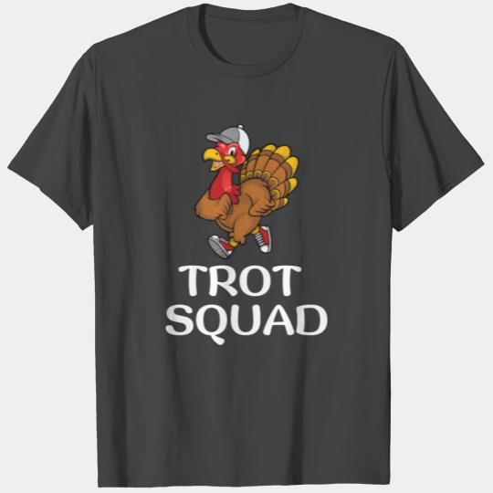 Thanksgiving Running Turkey Trot Squad T Shirts