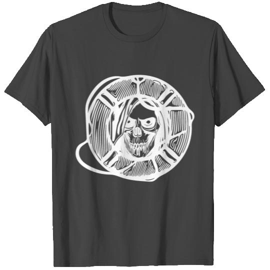 Lifebuoy With Lifeguard Skull Face T Shirts