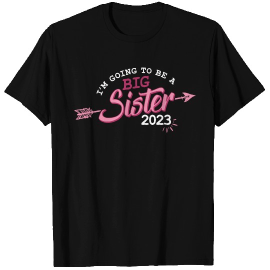 Going to be a Big sister 2023 pregnancy baby girls T Shirts
