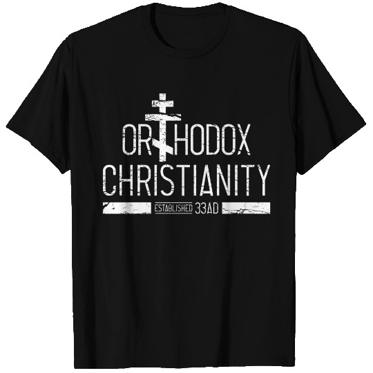 Distressed Orthodox Christian T Shirts