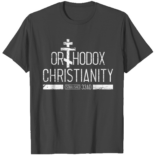 Distressed Orthodox Christian T Shirts