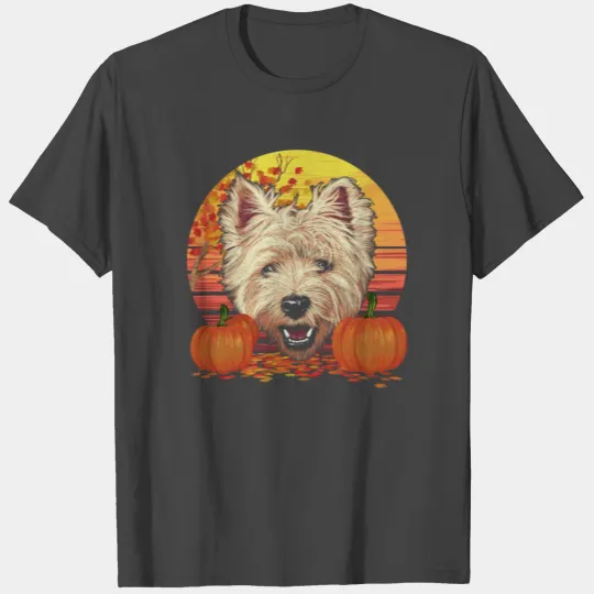 Yorkshire Terrier Thanksgiving Fall for Dog Lover T Shirts