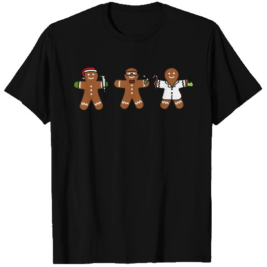 Gingerbread Scientist Guys T Shirts