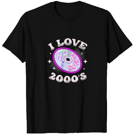 I Love 2000's Decade 2000 Era Millenium Vintage T Shirts