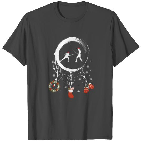 Winter dreamcatcher Christmas Fencing T Shirts