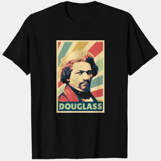 Frederick Douglass Vintage Colors T Shirts