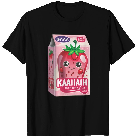 Strawberry Milk Kawaii T Shirts