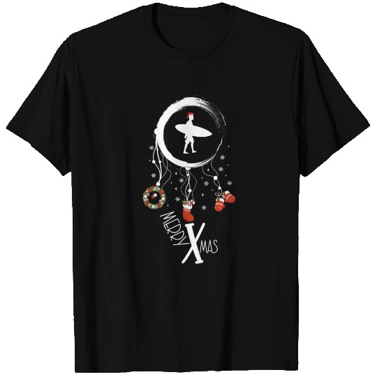 Winter dreamcatcher Christmas Surfer T Shirts