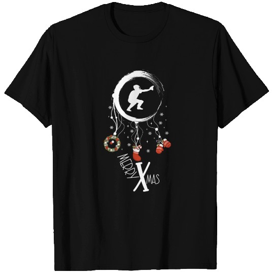 Winter dreamcatcher Christmas Baseball T Shirts