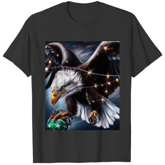 Patriotic Christmas American Sea Eagle With T Shirts