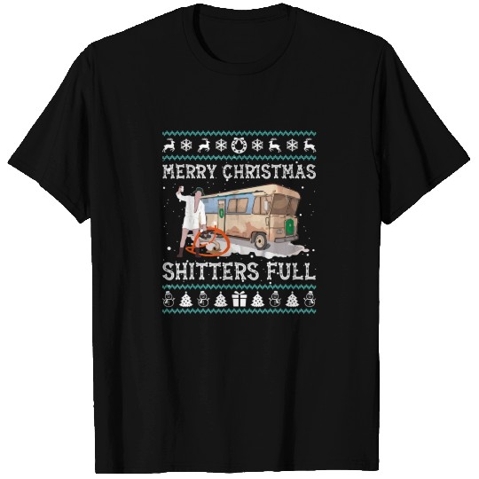Merry Christmas Shitters Full Ugly Sweater T Shirts
