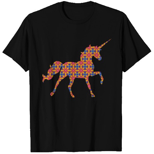 Patterned Unicorn T Shirts