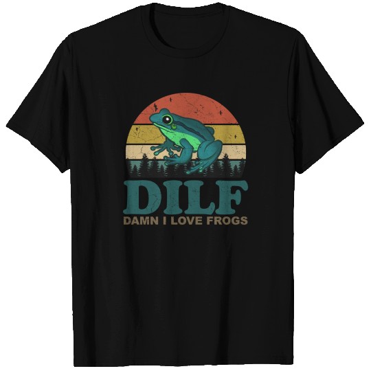 DILF Damn I Love Frogs Classic T Shirts