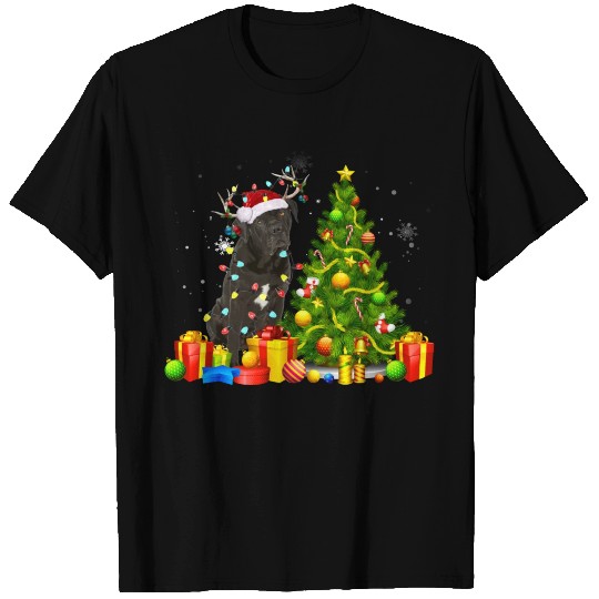 Cane Corso Christmas Dog Lover Xmas Santa T Shirts