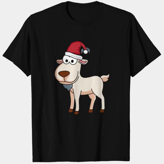 Mountain goat comic Christmas T Shirts
