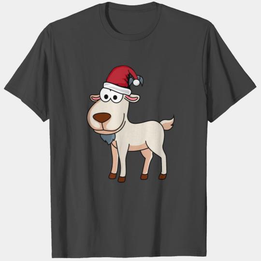 Mountain goat comic Christmas T Shirts