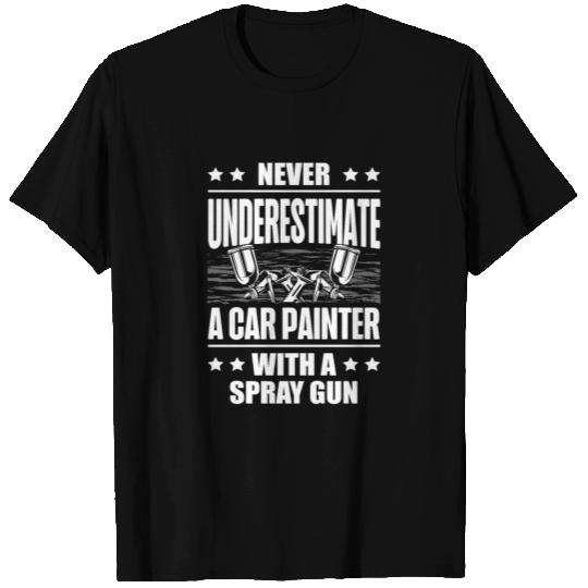 Auto Body Painter Job Profession Auto Detailing T Shirts