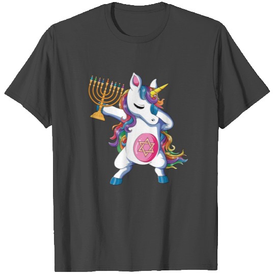 Jewnicorn Funny Hanukkah Unicorn Gift Girl Women T Shirts