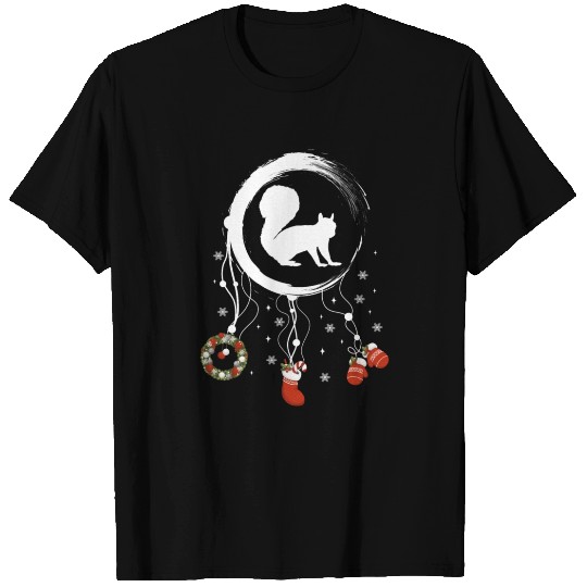 Winter dreamcatcher Christmas Squirrel T Shirts