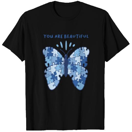Patchwork Butterfly Be Beautiful Butterflies Autum T Shirts