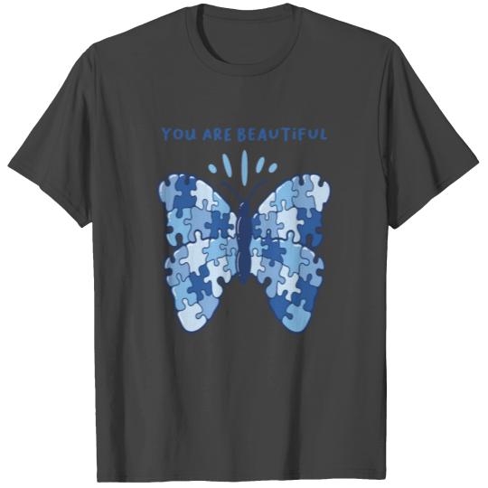 Patchwork Butterfly Be Beautiful Butterflies Autum T Shirts