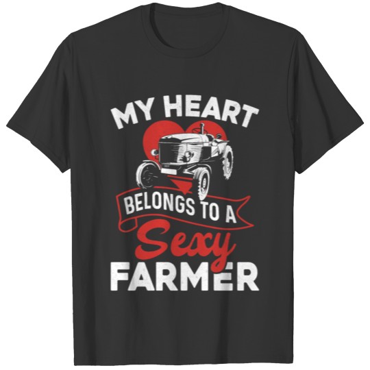 Farming Farmer Girl Wife T Shirts
