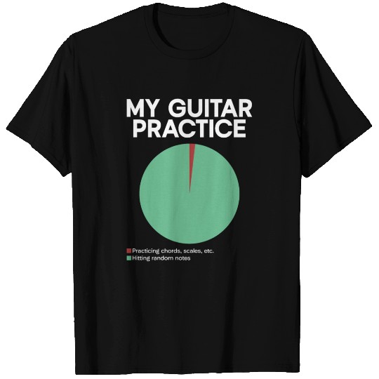 My Guitar Practice - Electric Guitar Guitar Player T Shirts