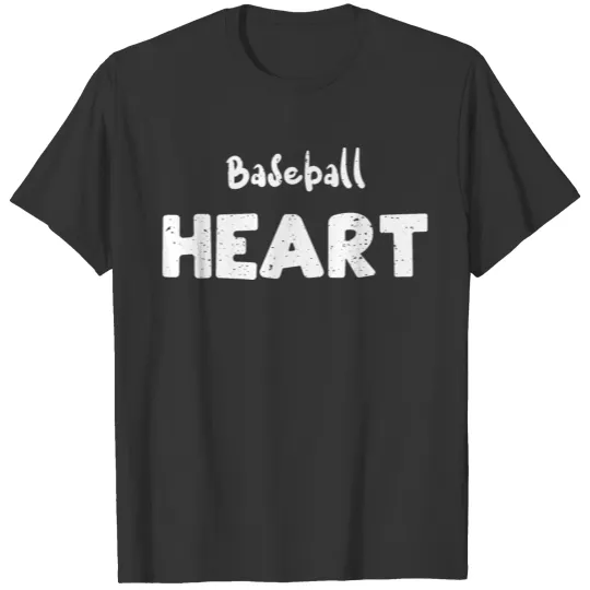 Baseball Heart - Baseball T Shirts