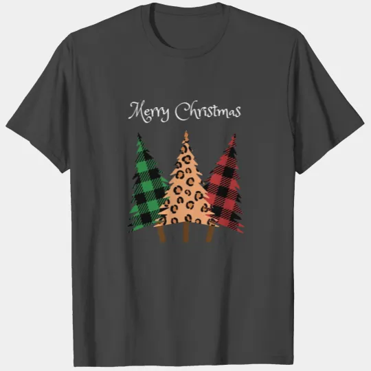 Buffalo Plaid Christmas T Shirts