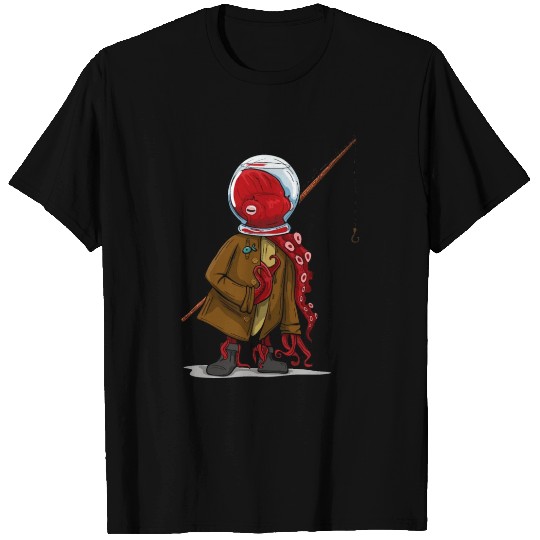 Octopus cartoon vector graphics T Shirts